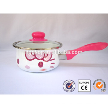 High quality and safty enamel pot for herb/ food warmer